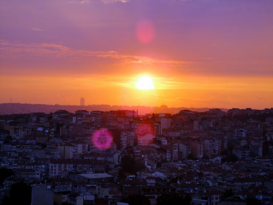 Taksim Tarlabaþý Günbatýmý