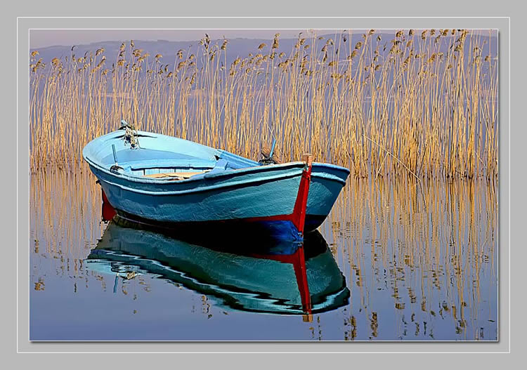 Sapanca Gölü, Sandal Ve Sazlar [Ýsmail Çallý]