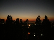 ankarada gece baþlarken